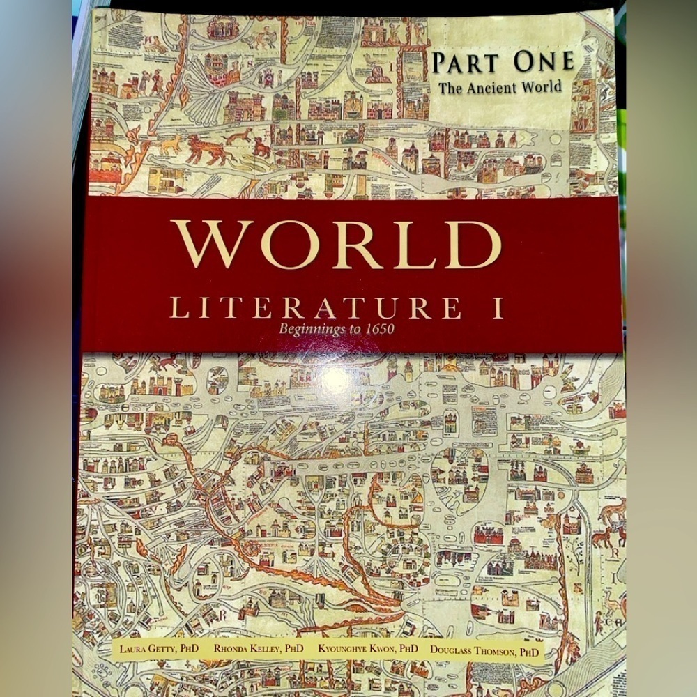 World Literature I Beginnings to 1650 College Text Laura Getty Volumns 1,2 & 3 - Picture 1 of 3